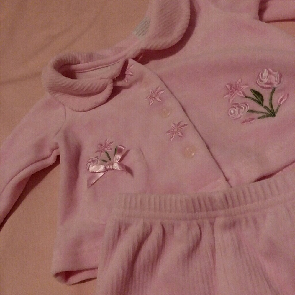 Pink cotton suit - Picture 2 of 3